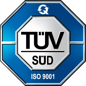 TÜV-zertifiziert nach ISO 9001
